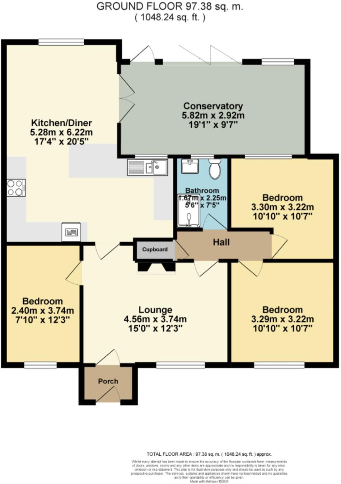 Mongeham Road, Ripple, Deal, Kent, CT14 floorplan
