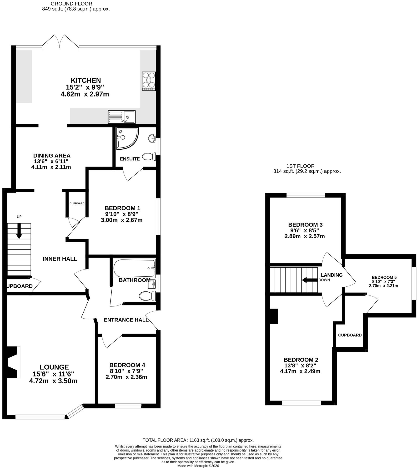 Fareham Park Road, Fareham floorplan