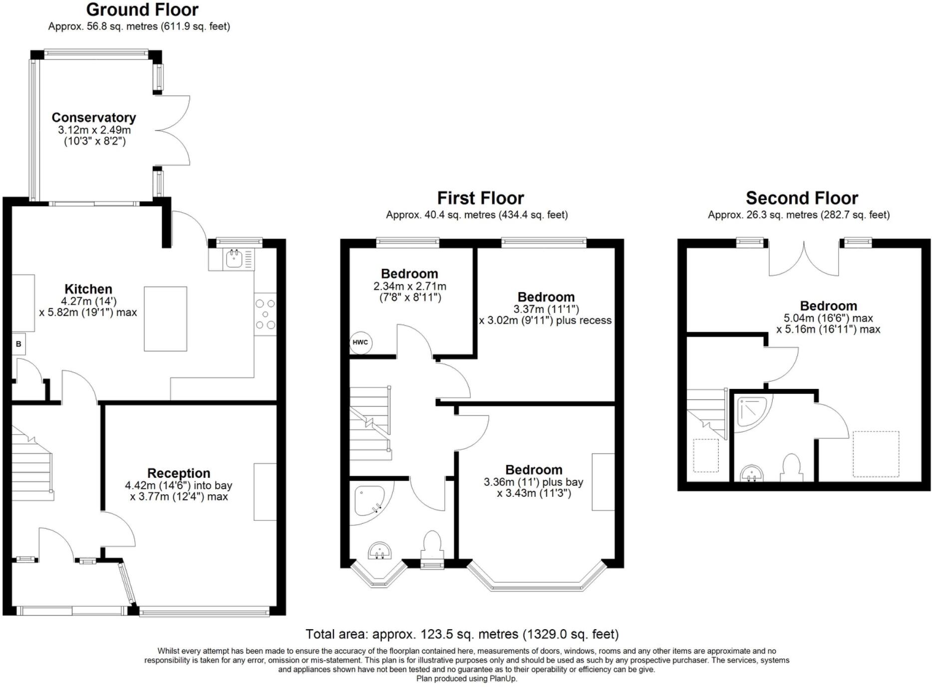 Whitehall Gardens, Chingford, E4 floorplan