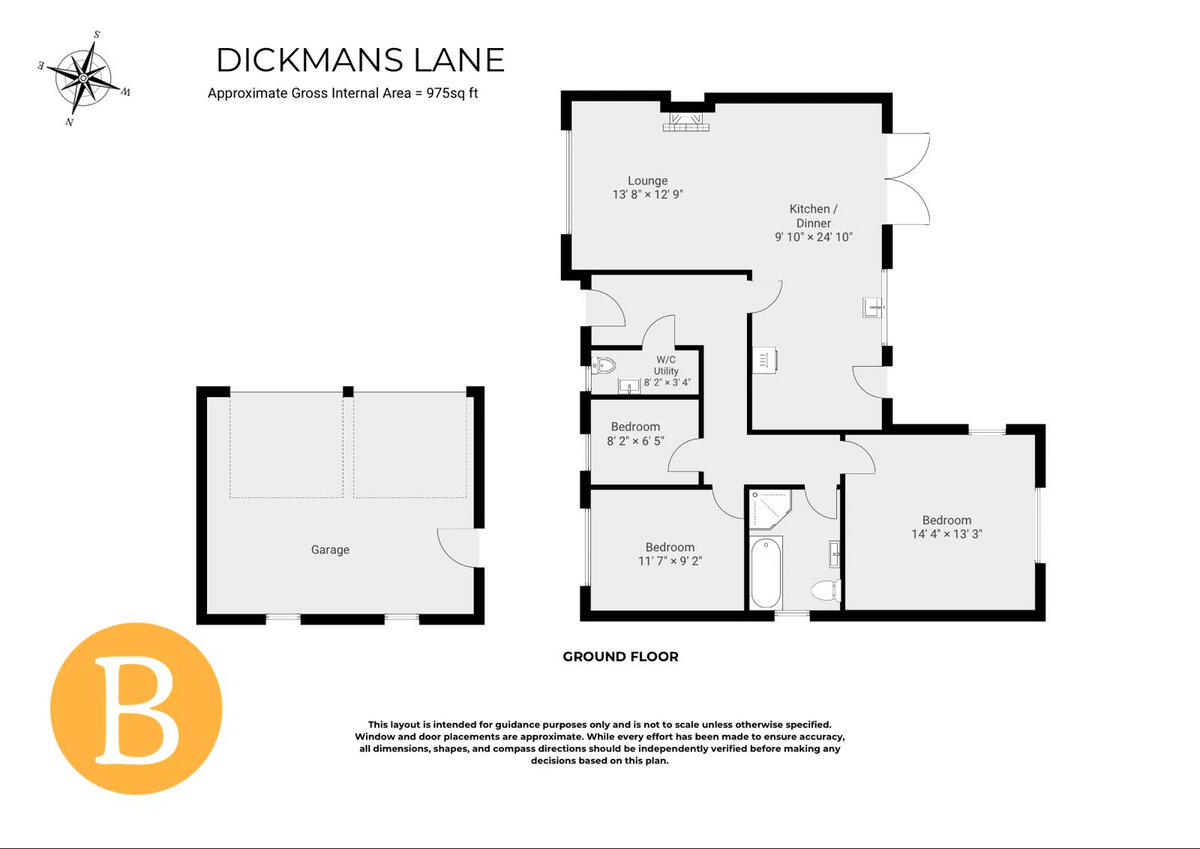 Dickmans Lane Harby LE14 floorplan