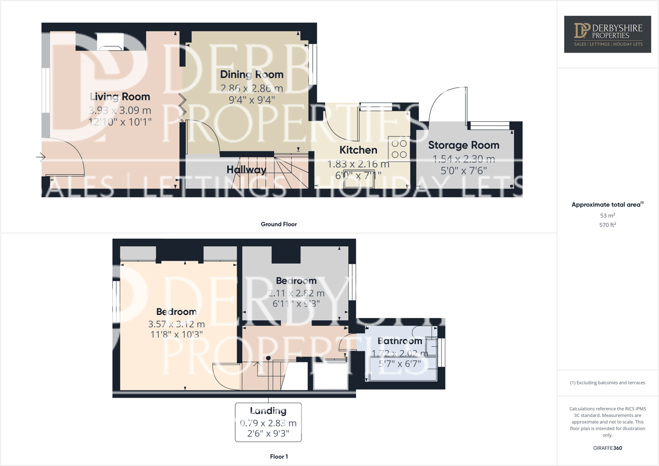 Main Street, Horsley Woodhouse, Ilkeston, DE7 floorplan