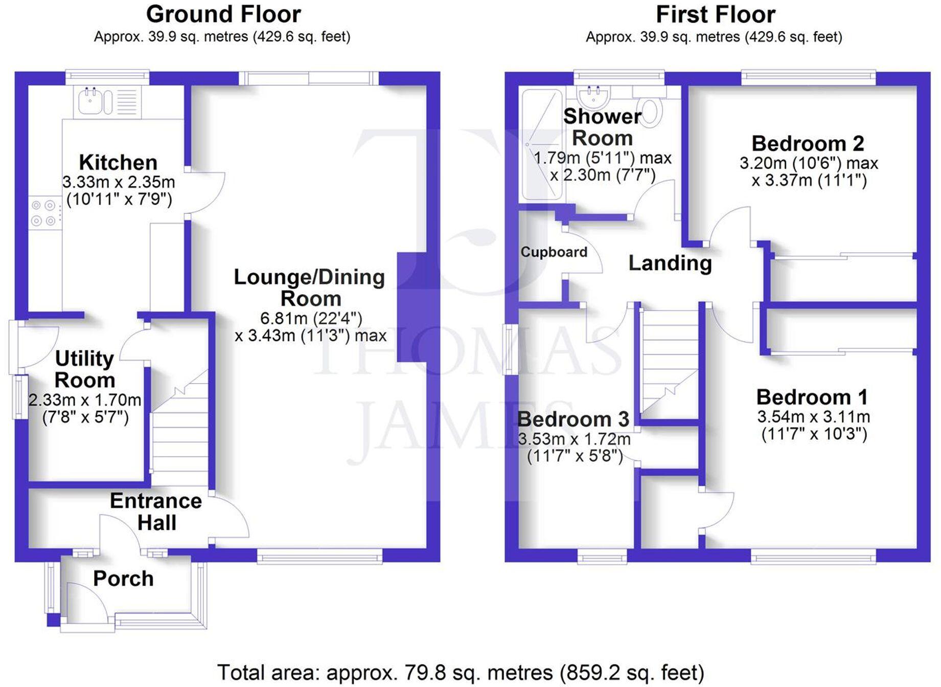 Listowel Crescent, Nottingham, NG11 floorplan
