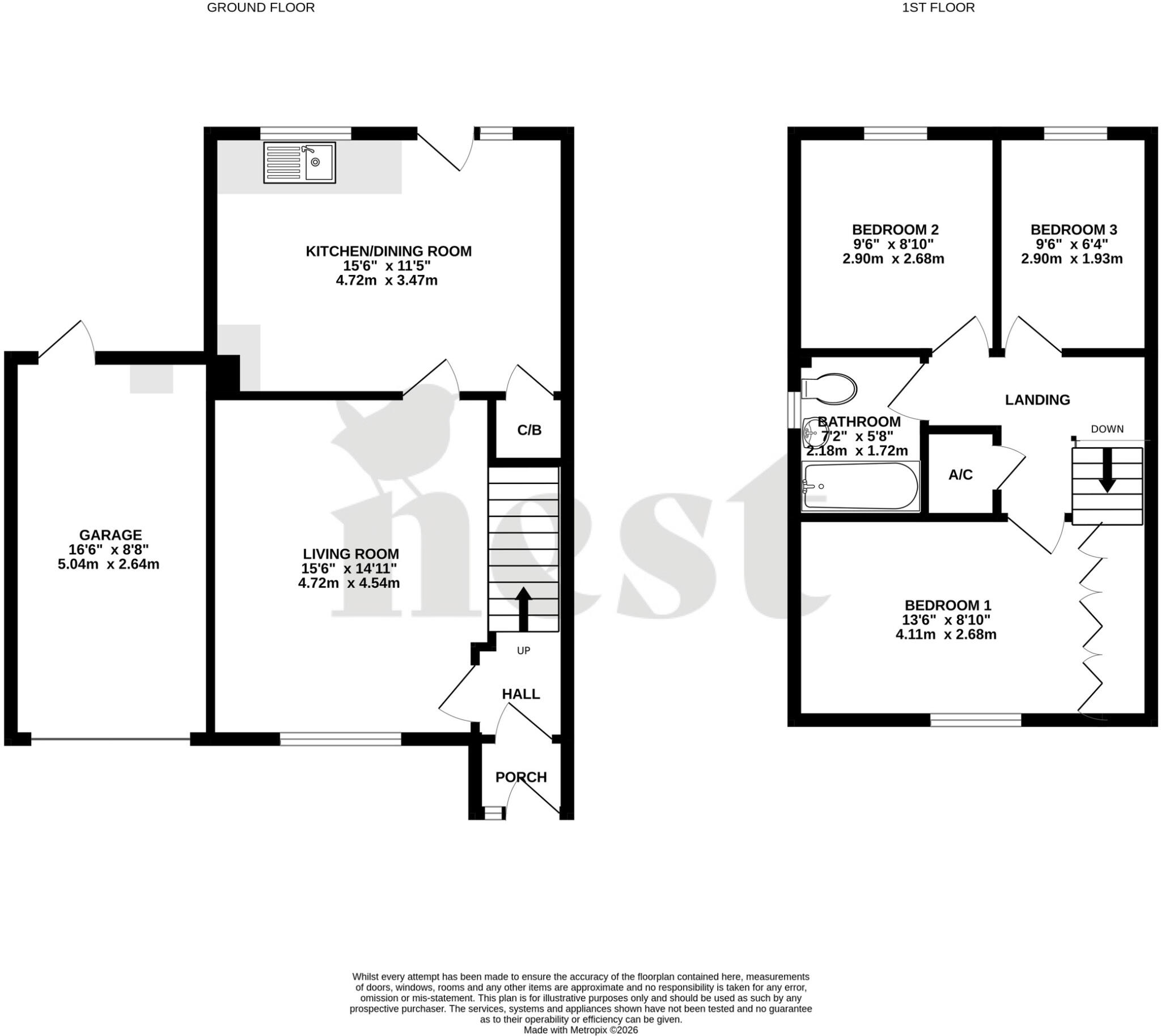 Home Orchard, Hatch Beauchamp, Taunton, Somerset, TA3 floorplan