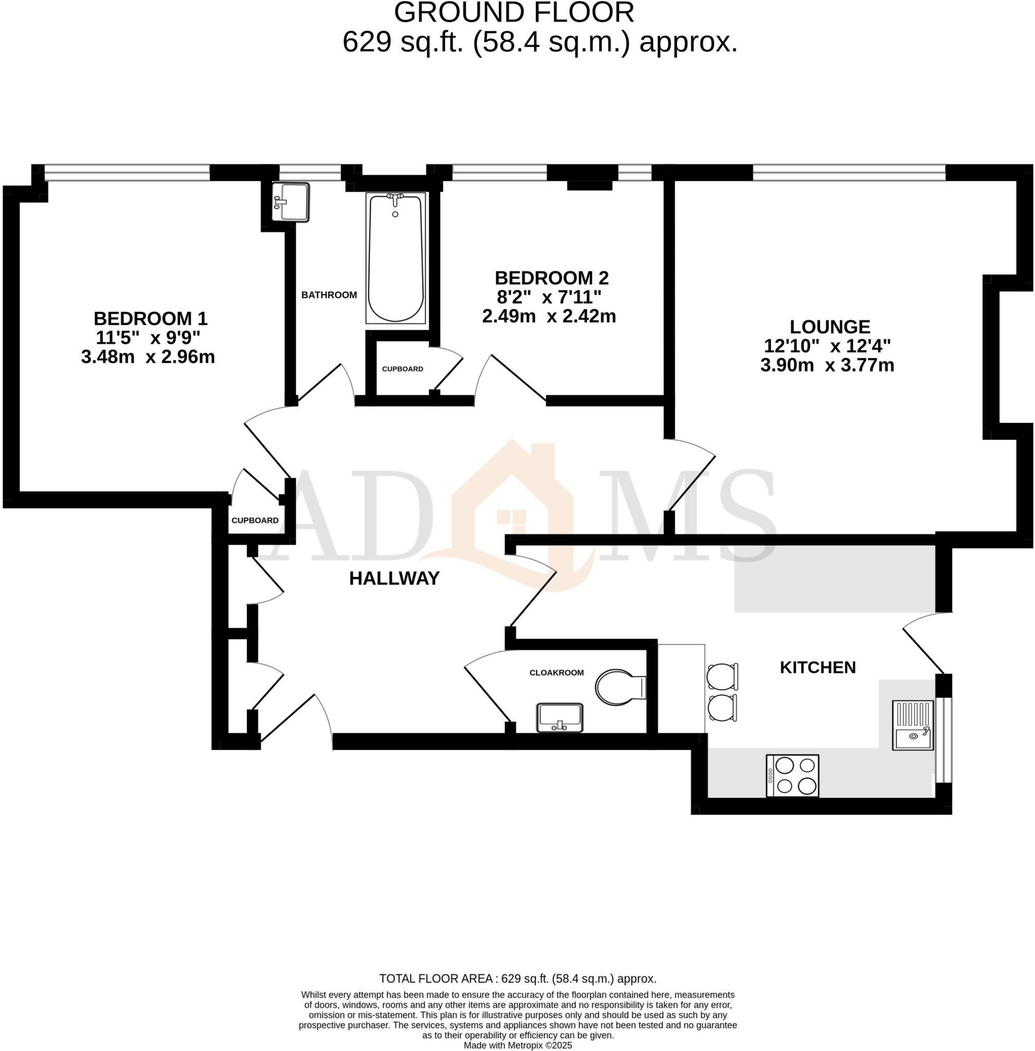 Lansdowne House, Christchurch Road, Bournemouth,  floorplan