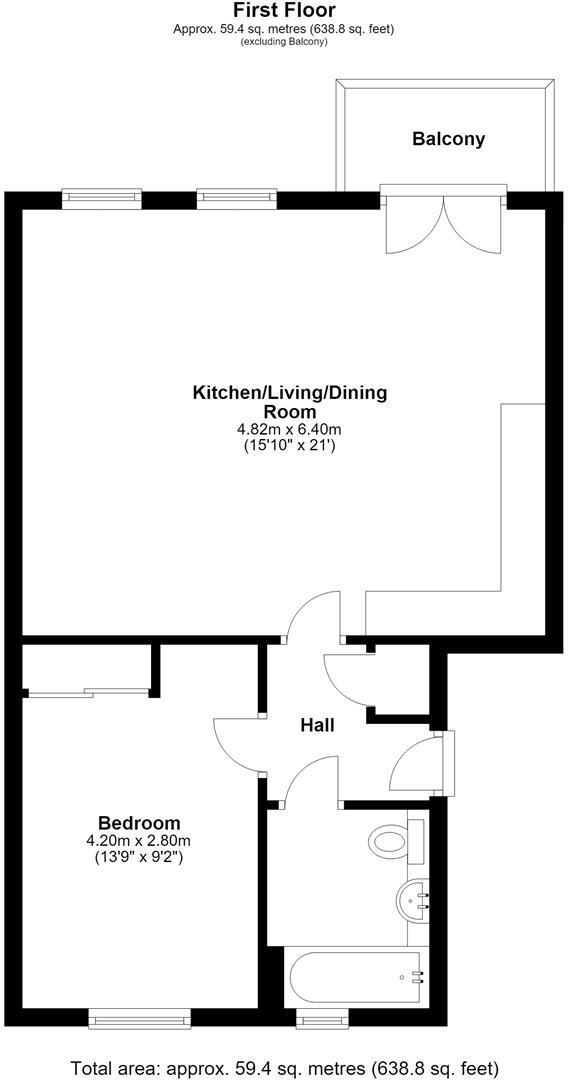 Benbow Quay, Shrewsbury floorplan
