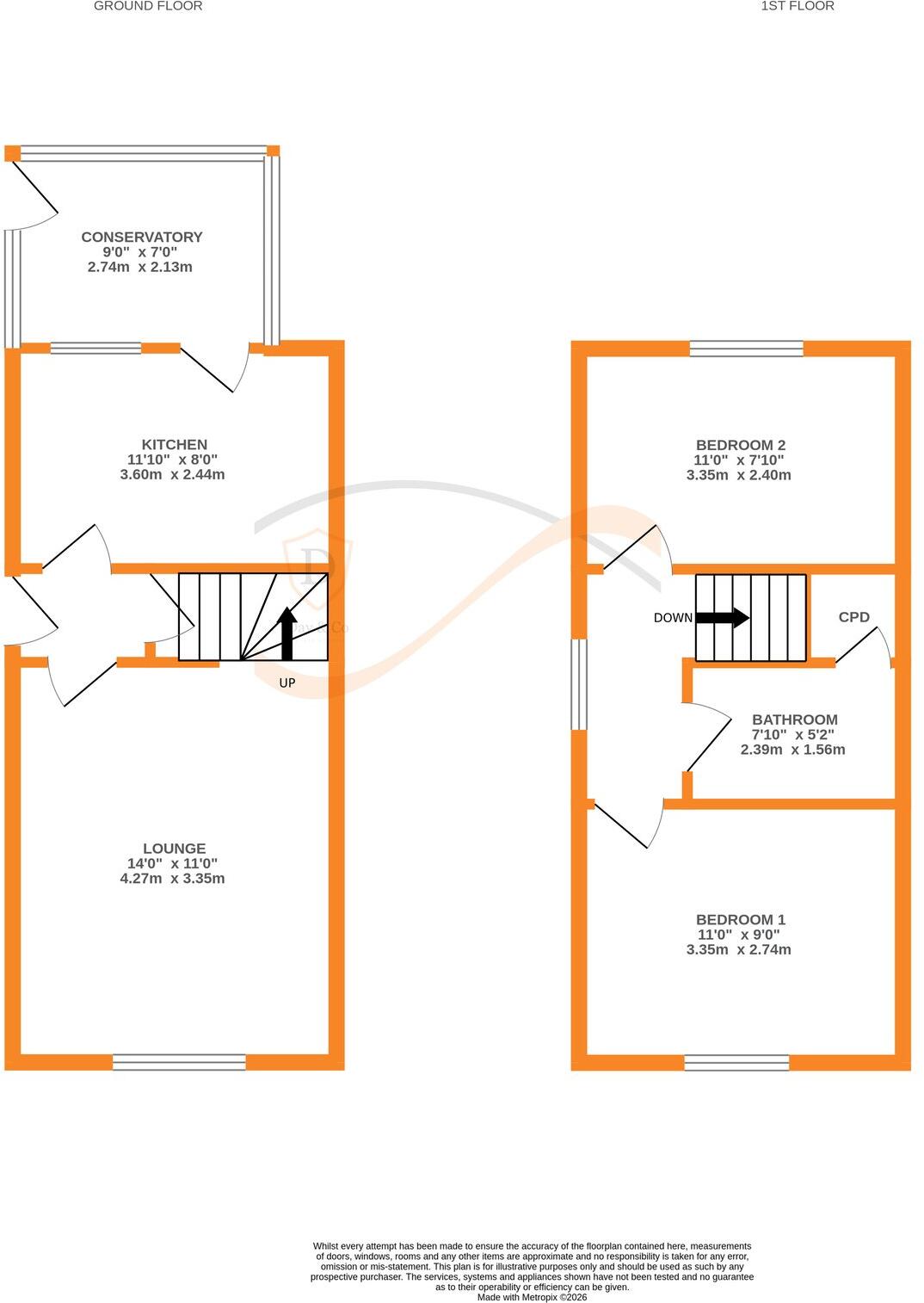 Cherry Tree Rise, Keighley, BD21 floorplan