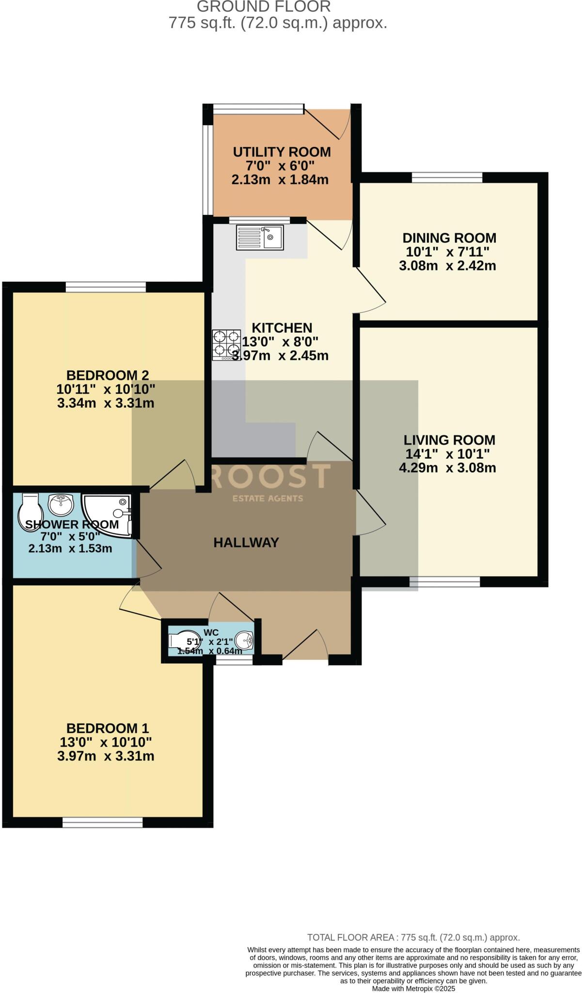 Pelham Avenue, Scartho floorplan