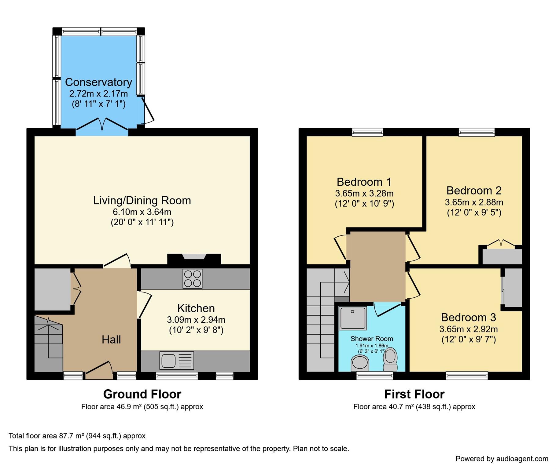 Saxon Crossway, Winsford floorplan