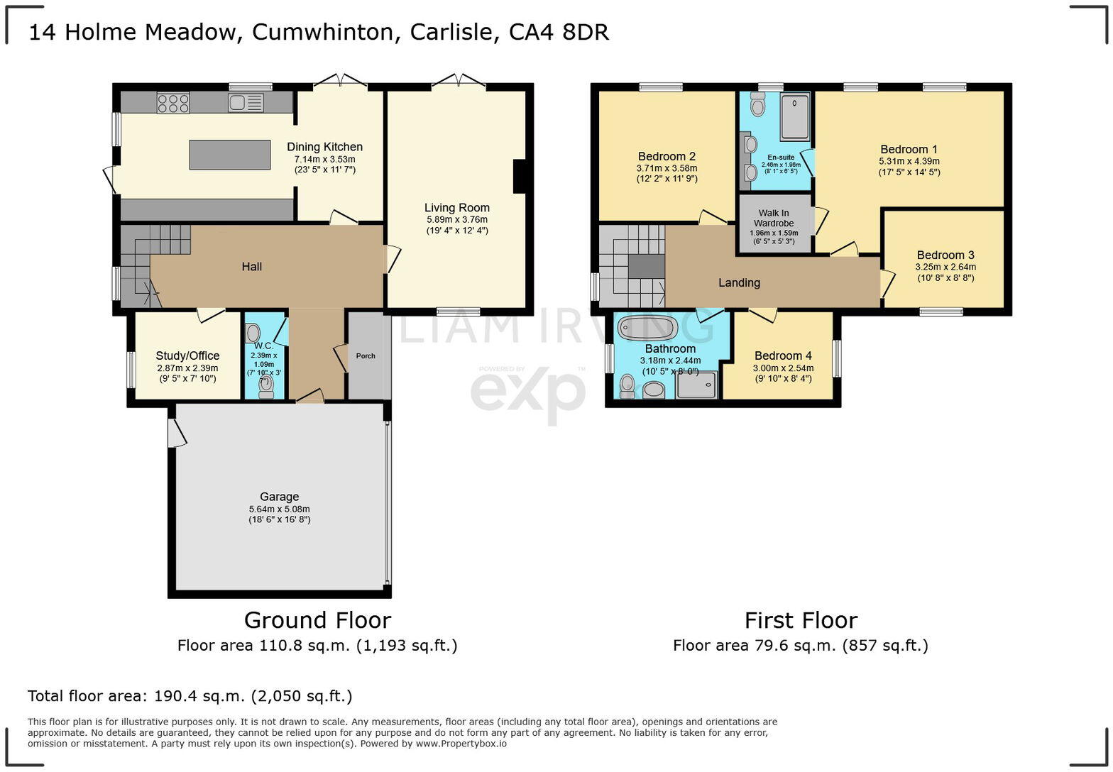 14, Holme Meadow, Cumwhinton, CA4 floorplan