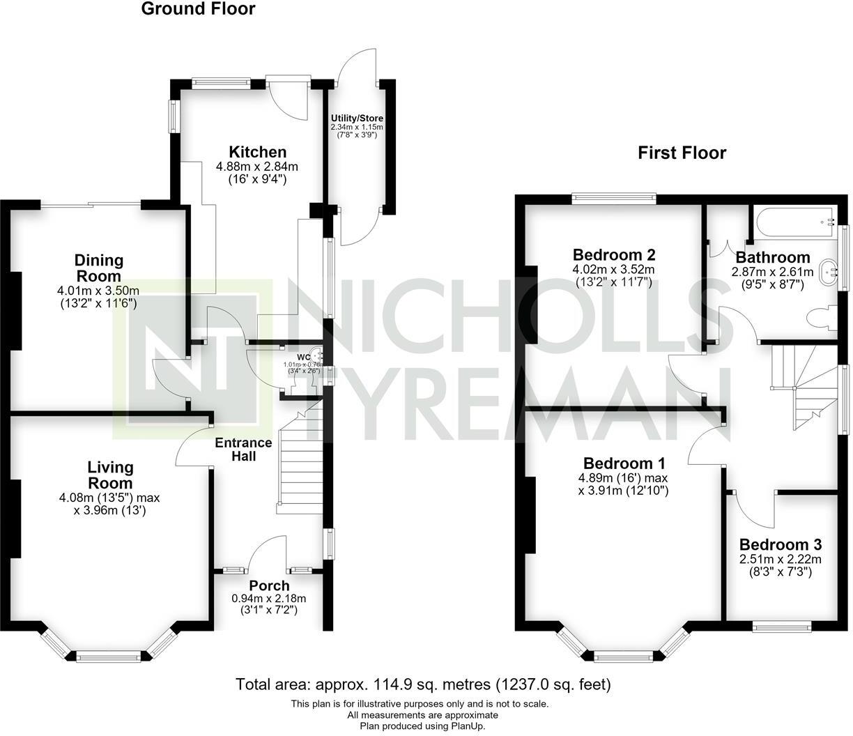 Yewdale Road, Harrogate floorplan