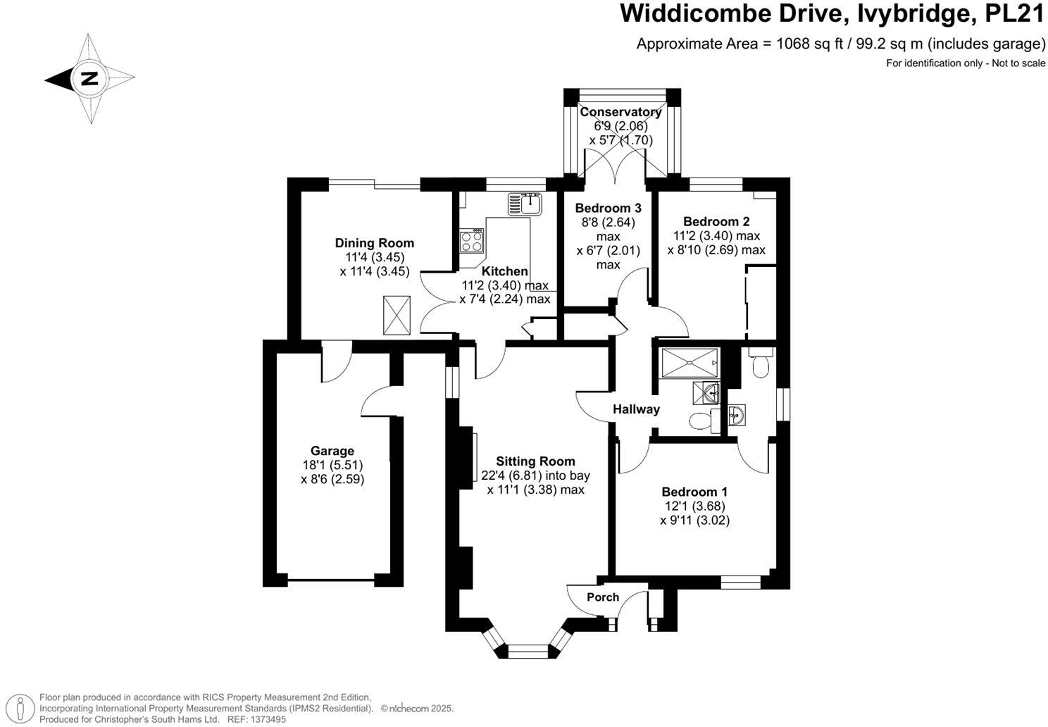 Widdicombe Drive, Ivybridge floorplan