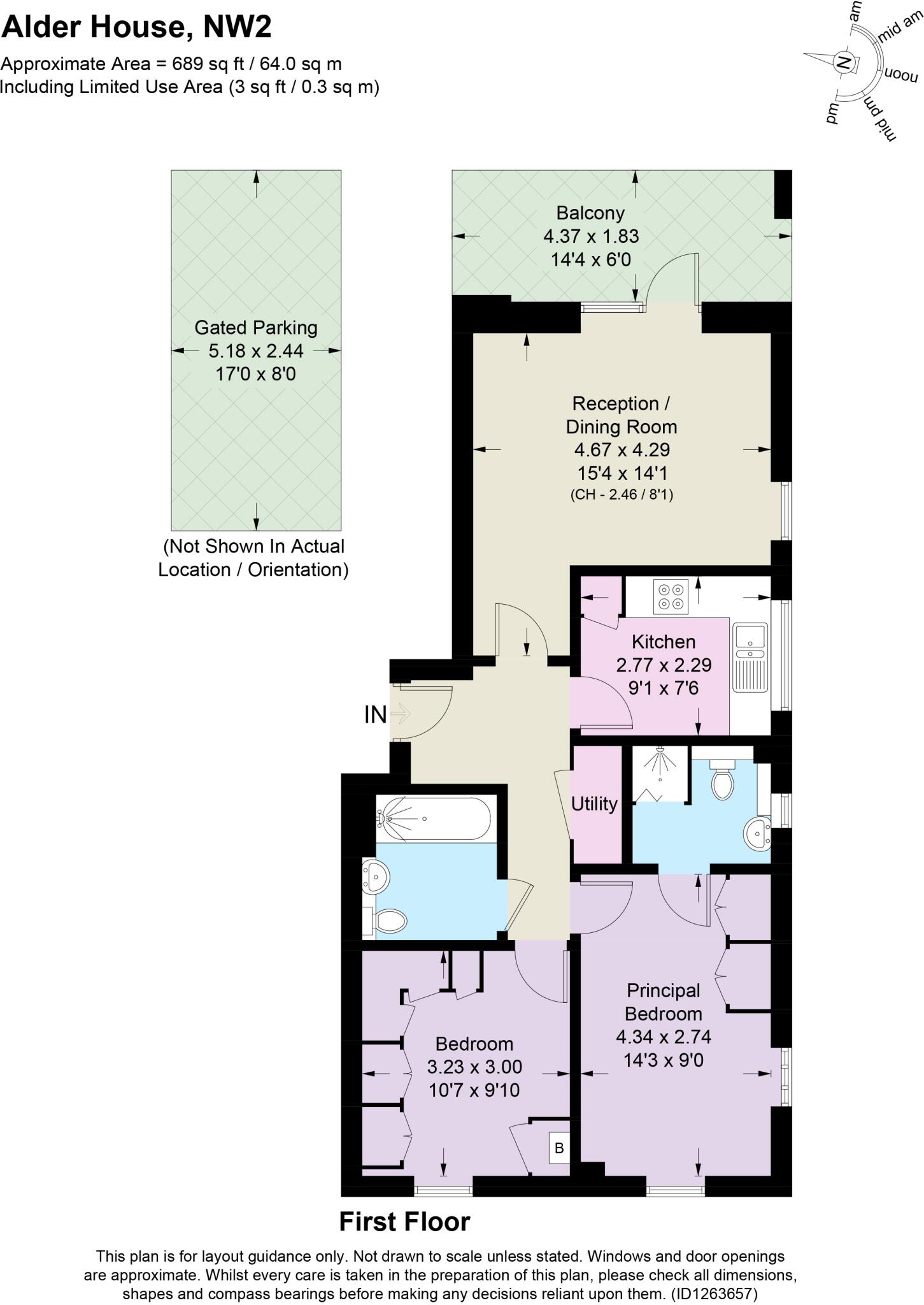 Swannell Way, Claremont Village, London, NW2 floorplan