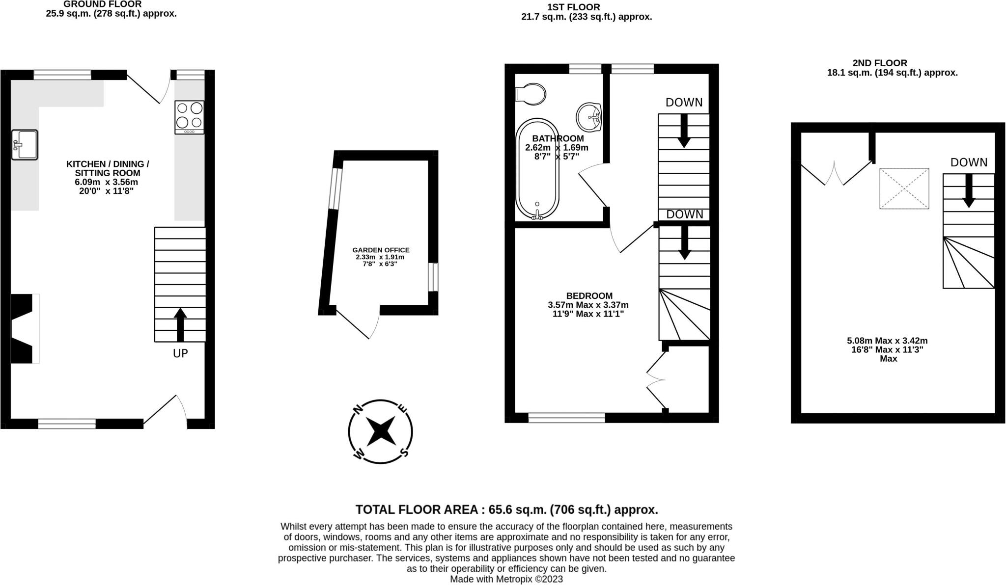 The Quarry, Tisbury floorplan