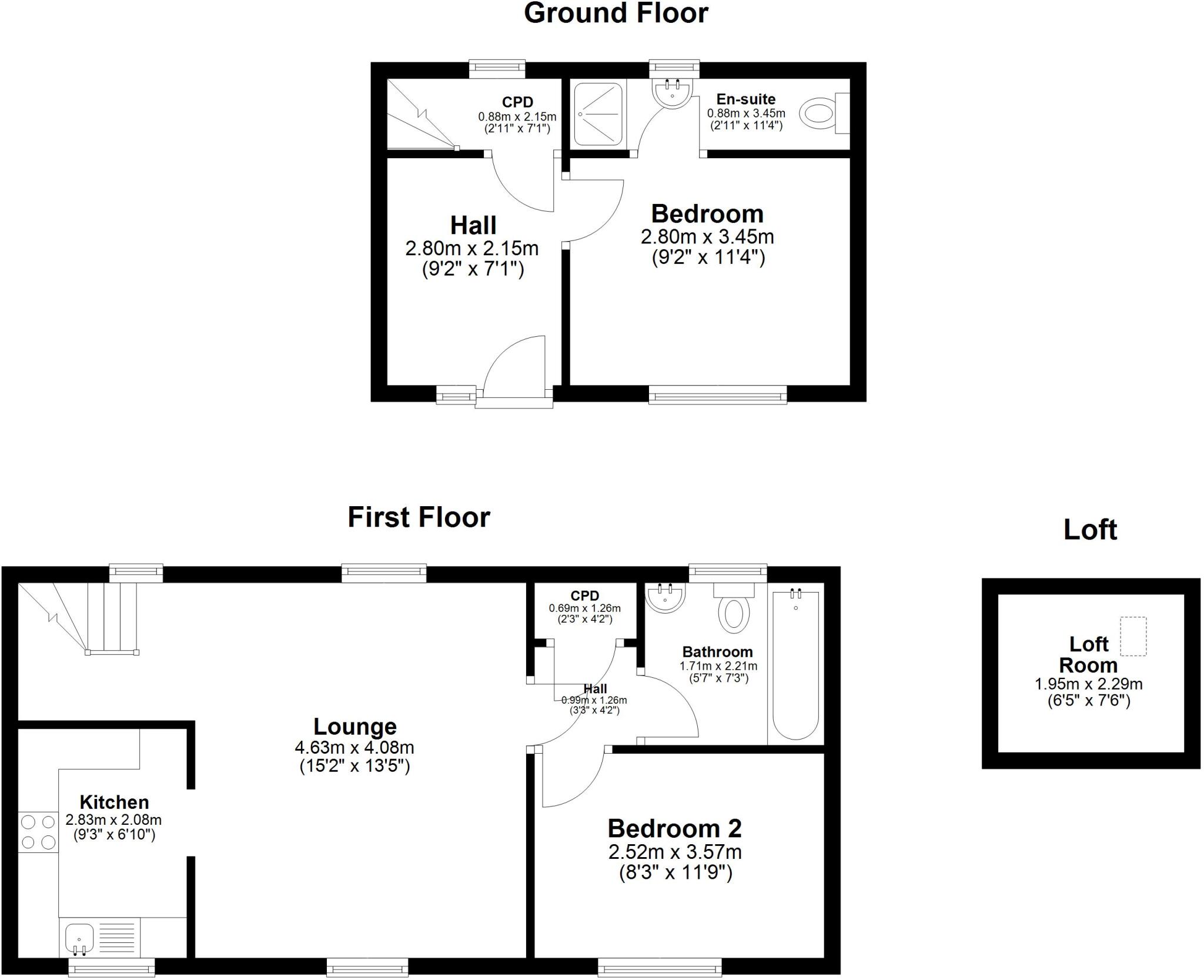 The Holkham, Vicars Cross, Chester floorplan