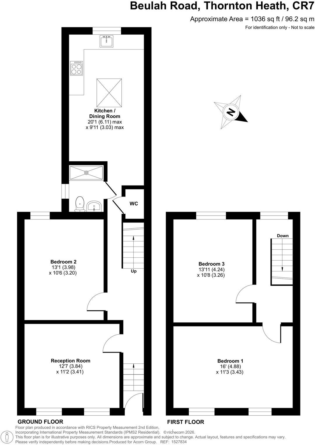 Beulah Road, Thornton Heath floorplan