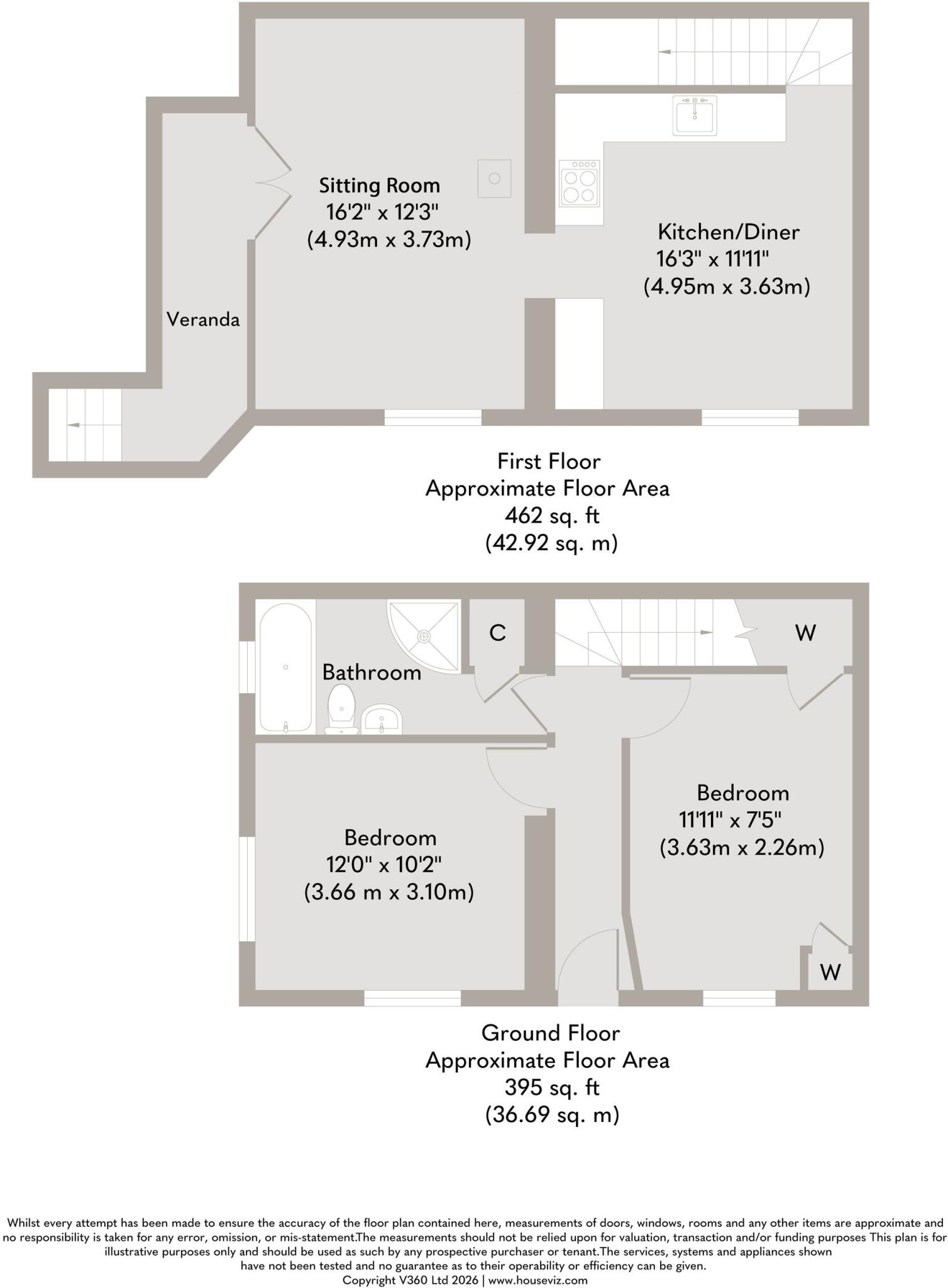 Two Bedroom Barn Conversion in Burnham Market floorplan