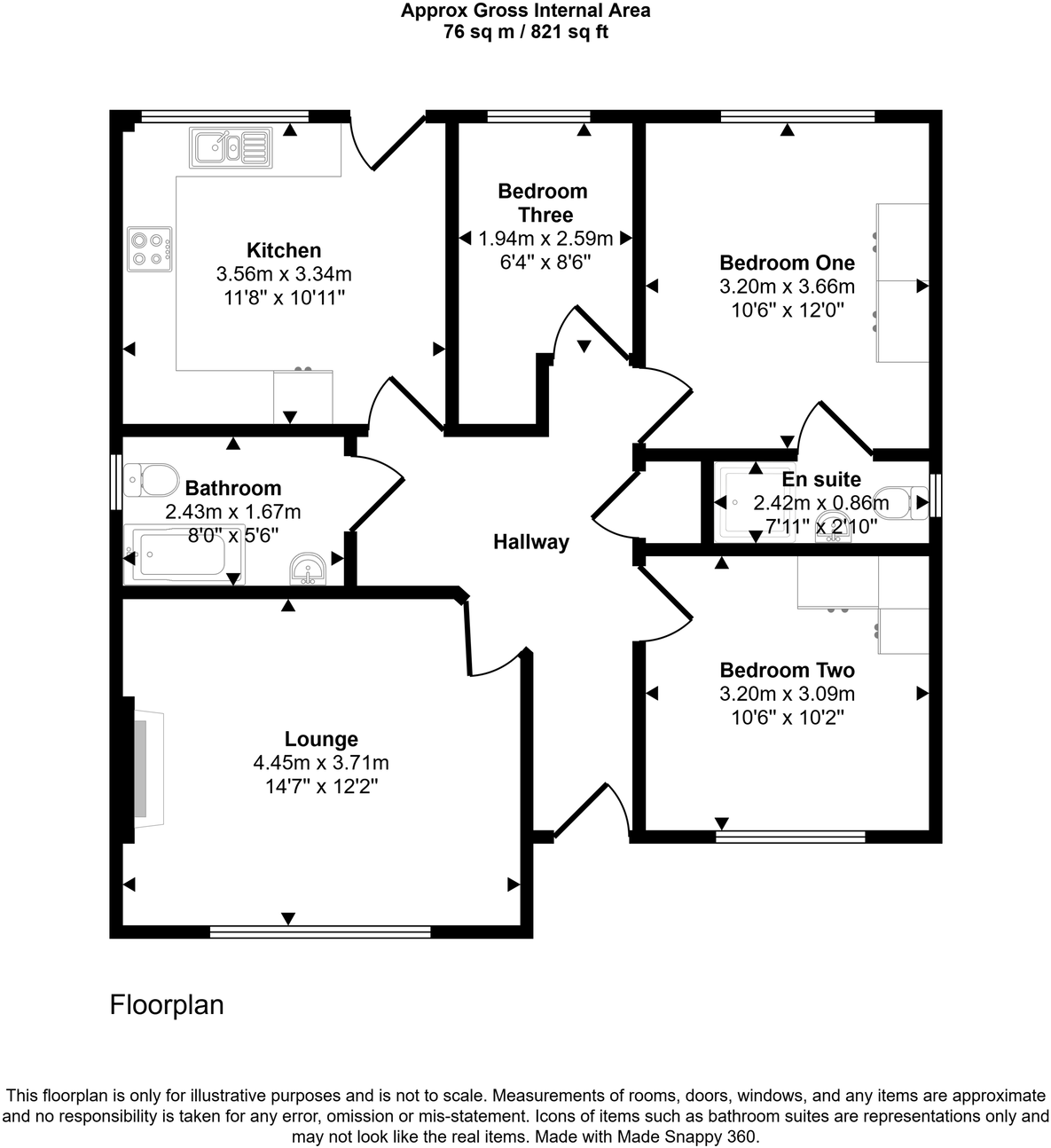 Summer Court, Towyn, Conwy, LL22 9LH floorplan