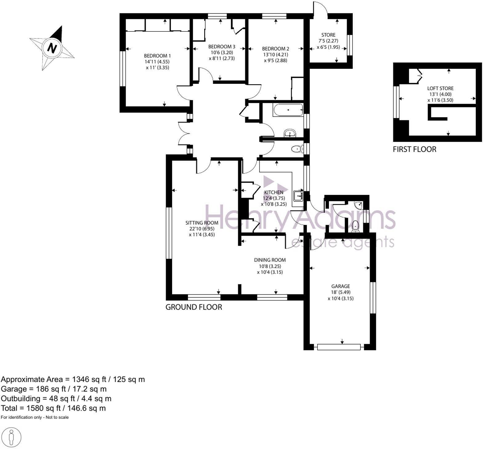 Hampers Lane, Storrington, Pulborough, West Sussex, RH20 3HZ floorplan