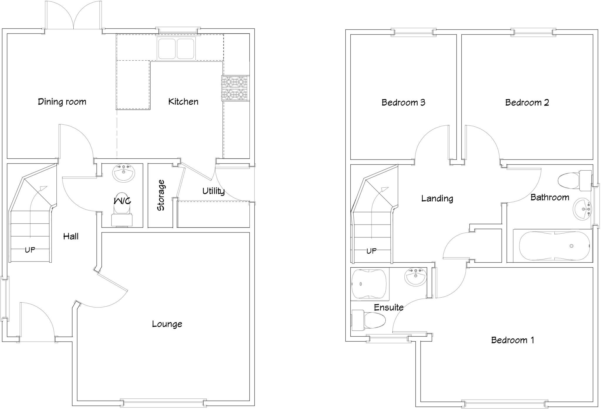 Caer Garreg, Oakdale, Caerphilly County Borough floorplan