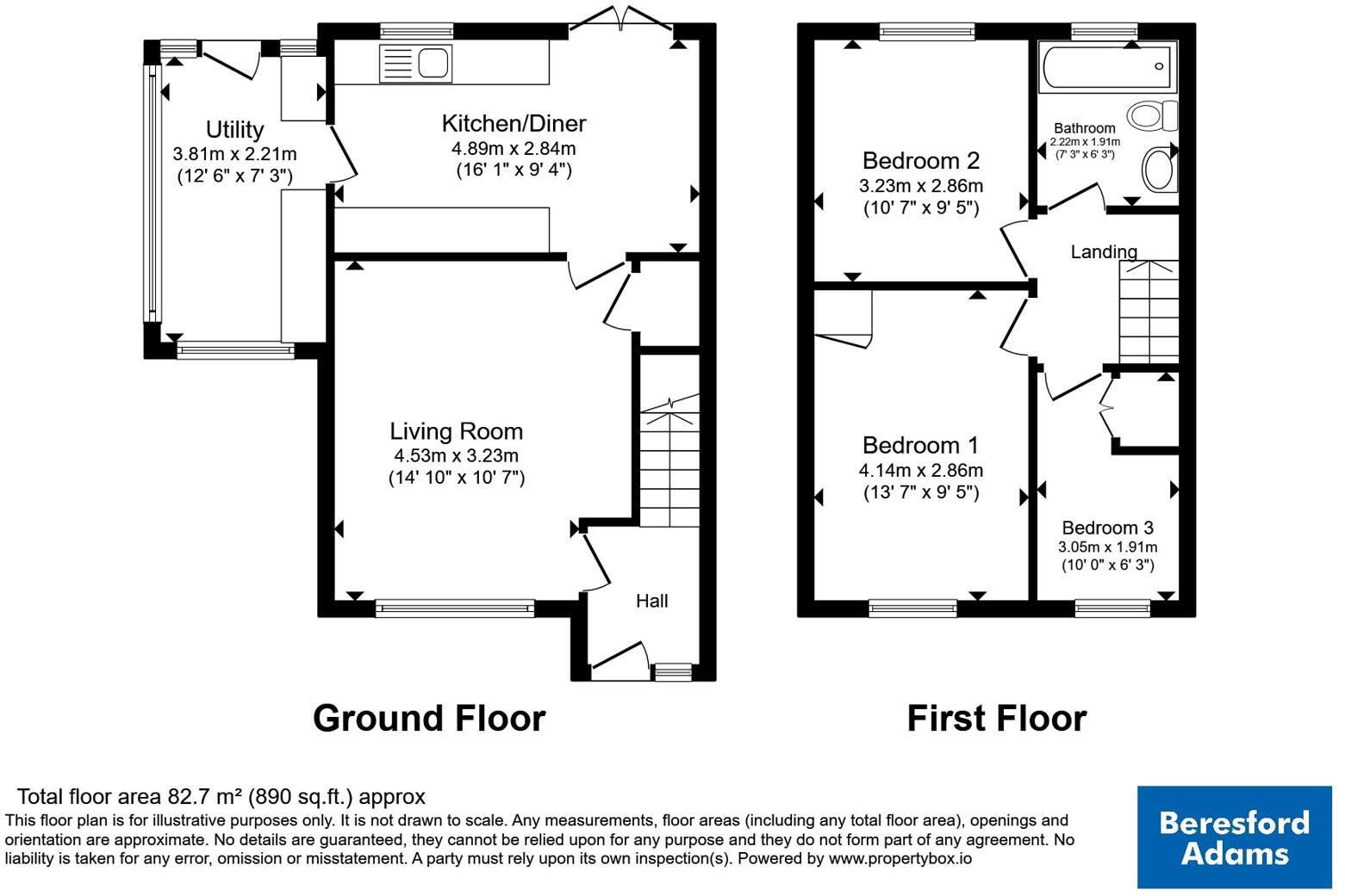 Y Berllan, Coedpoeth, Wrexham, LL11 floorplan