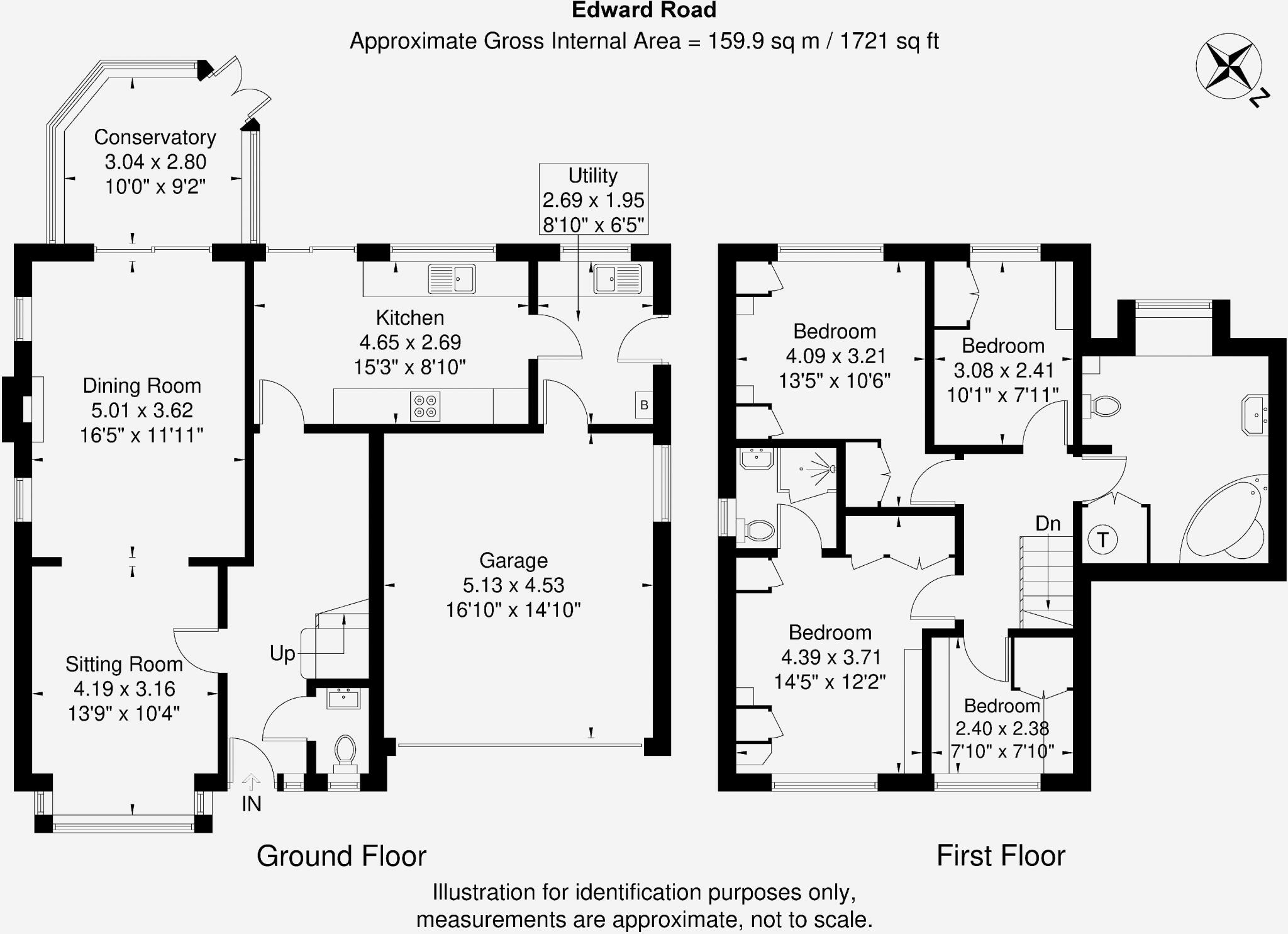 Edward Road, Windlesham floorplan
