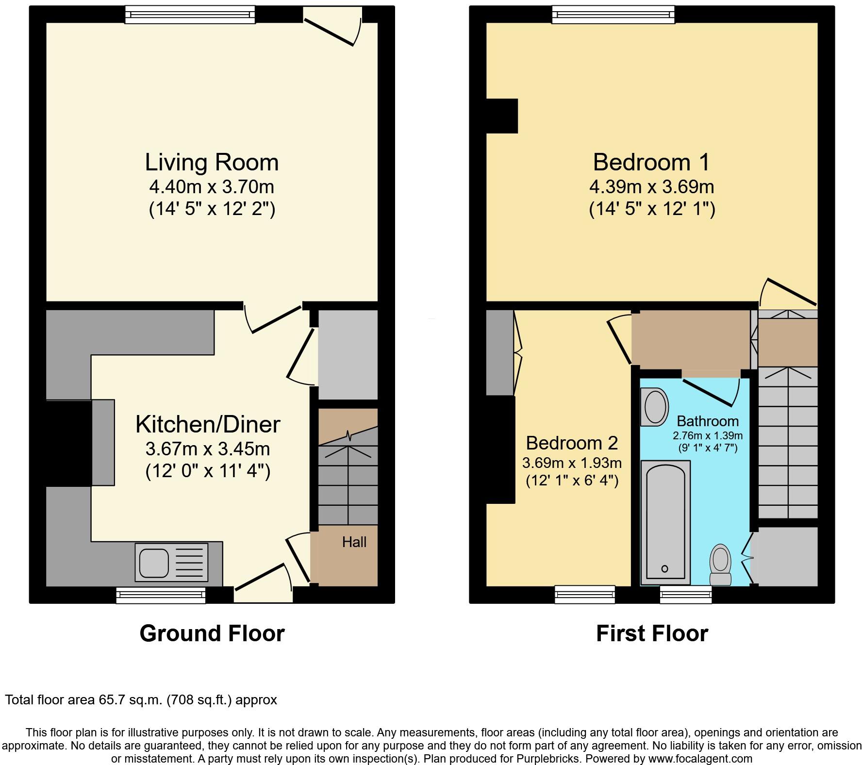 Grafton Street, Castleford, WF10 floorplan