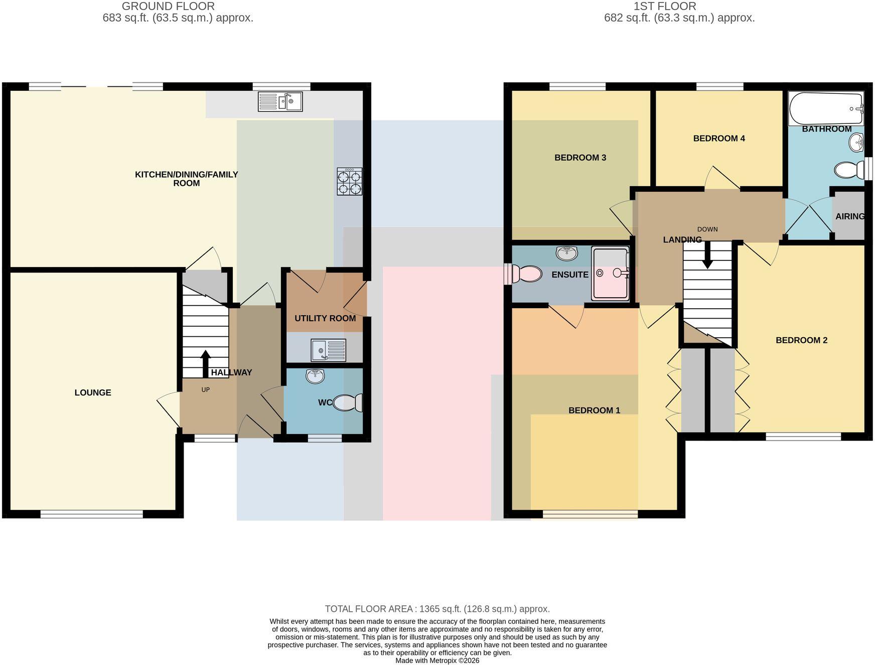 Clos Parc Radur, Radyr, CF15 floorplan
