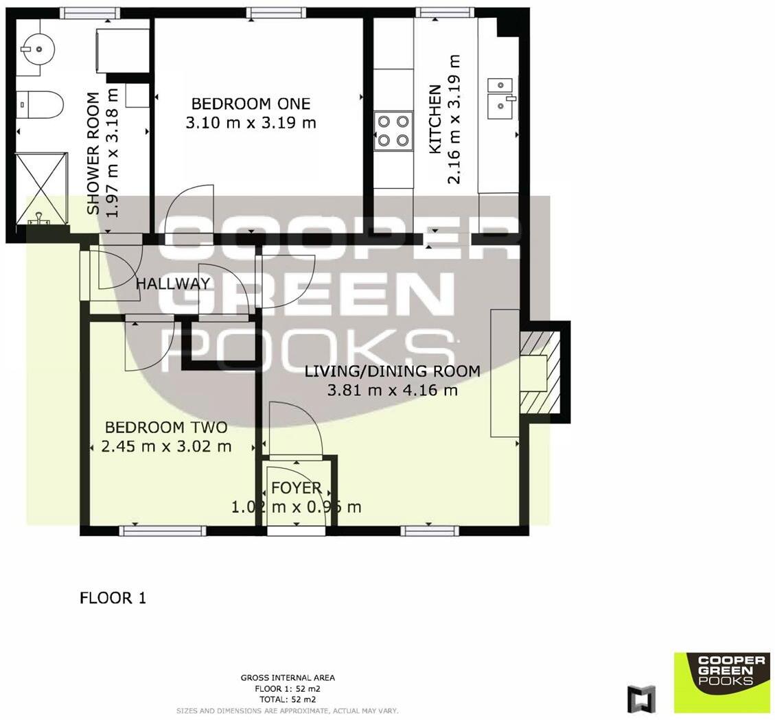 Thomas Court, Carline Fields, Shrewsbury floorplan