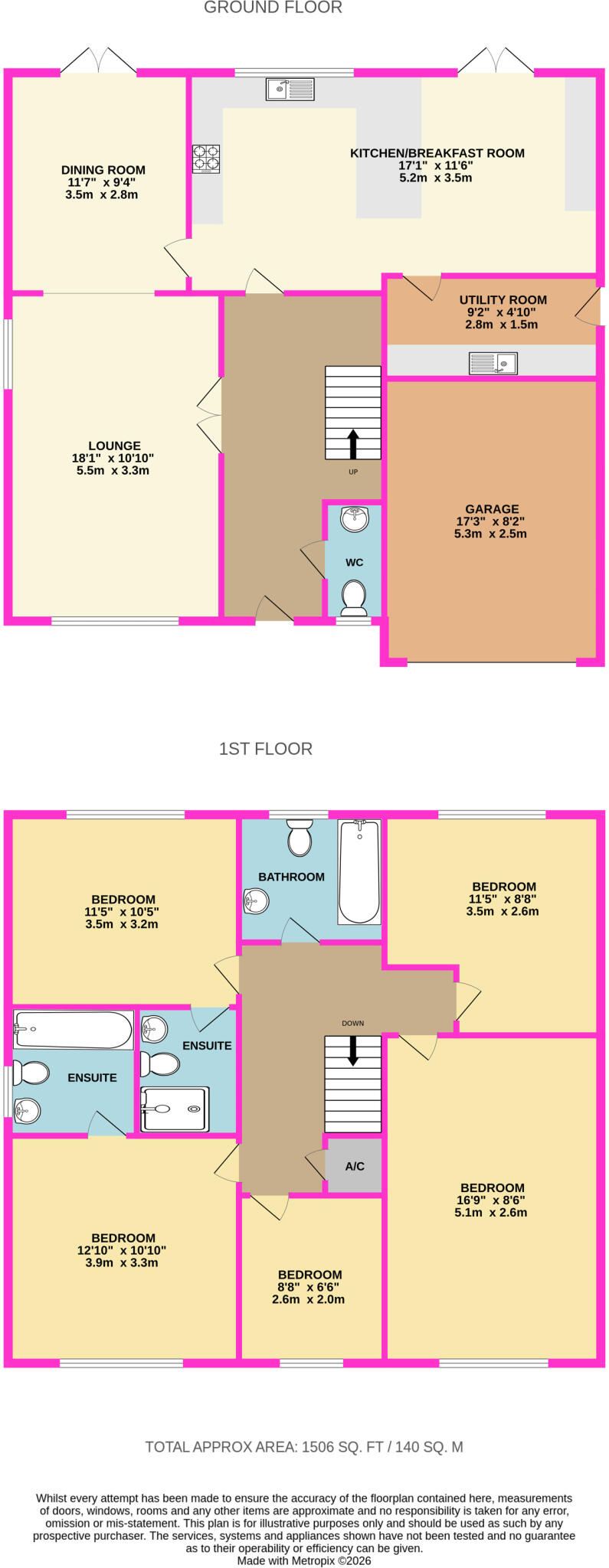 Queens Ride, Crowthorne, Berkshire, RG45 floorplan