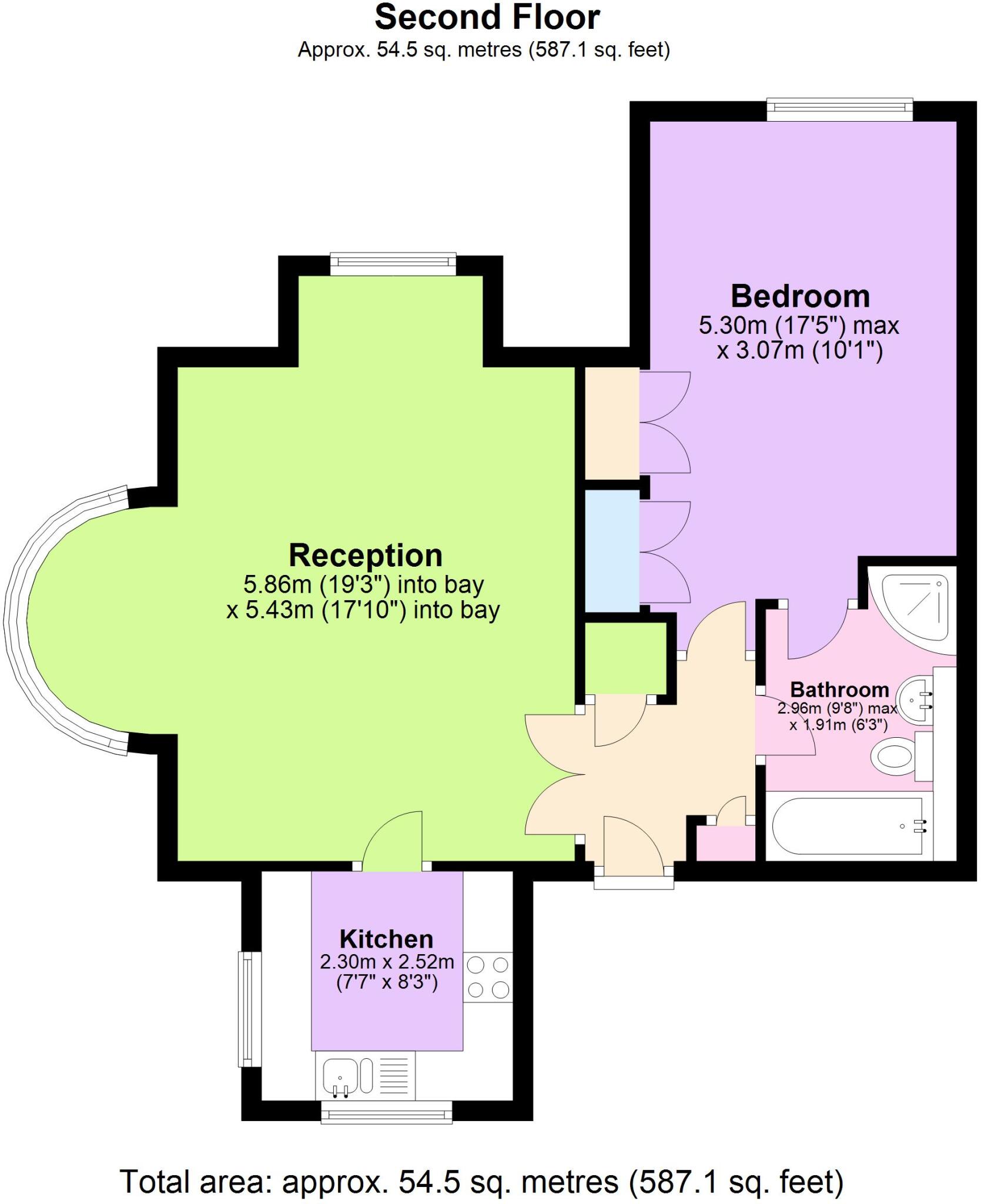 Cedars Close, Belmont Hill, Lewisham, London, SE13 floorplan