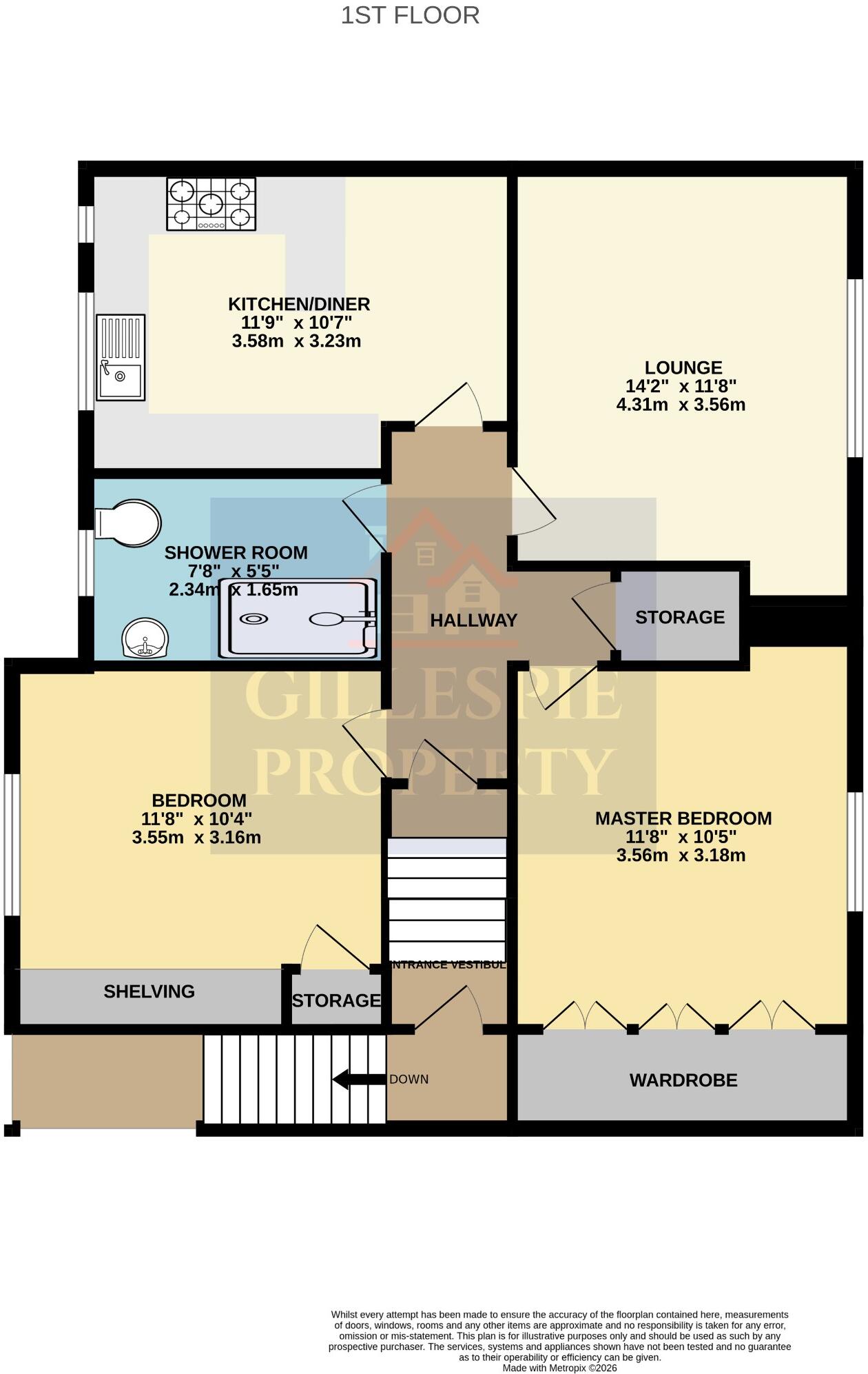 72 Oswald Avenue, Grangemouth, Stirlingshire, FK3 9AZ floorplan