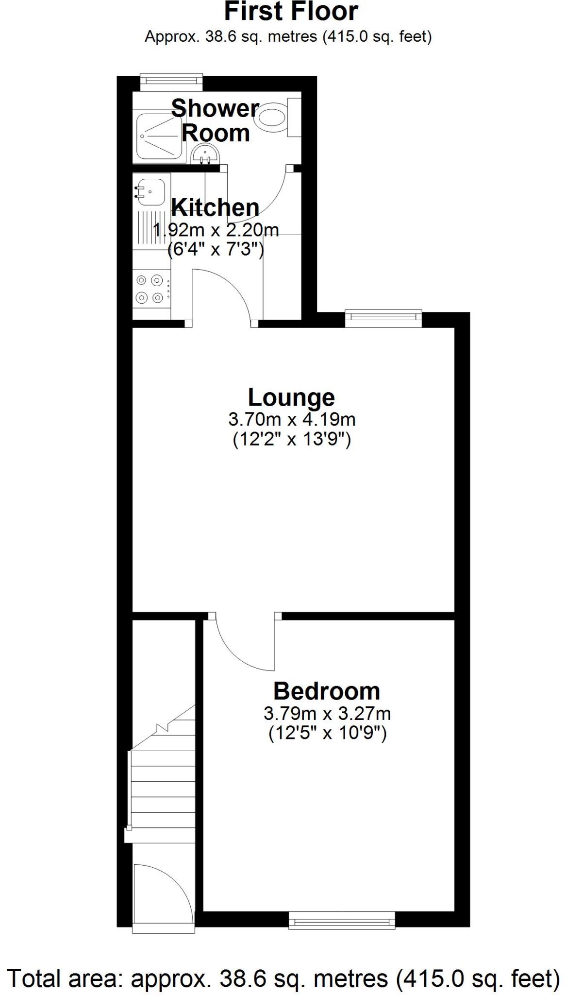 Canterbury Street Gillingham ME7 floorplan