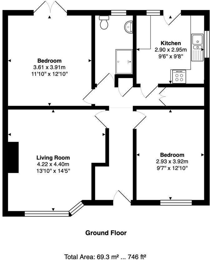 Hollycroft, Hertford floorplan