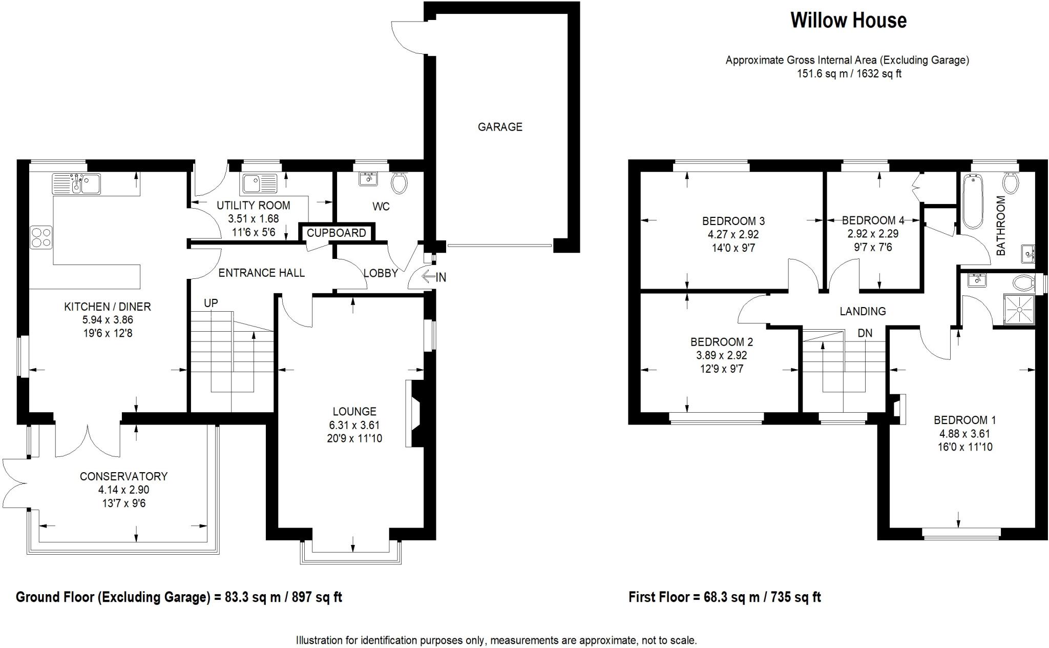 Clacton Road, Weeley Heath, CO16 9ED floorplan