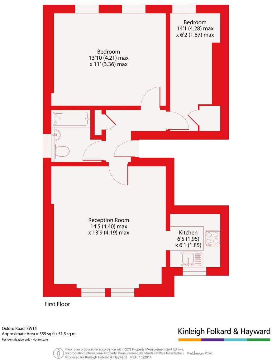 Oxford Road, Putney, London, SW15 floorplan