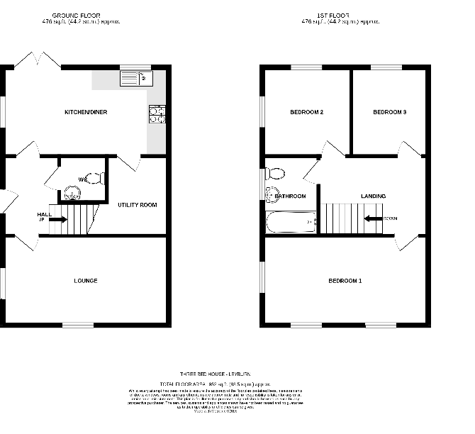 Hawksley Gardens, NG11 floorplan