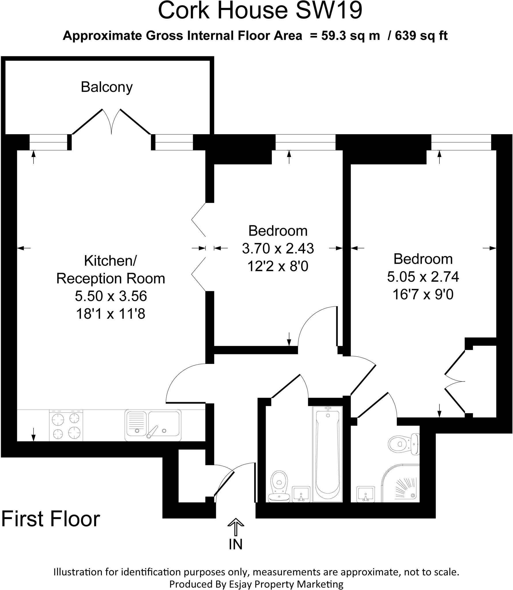 Cork House, London, SW19 floorplan