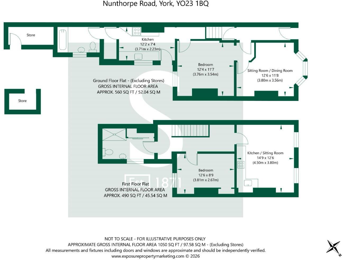 Nunthorpe Road, York floorplan