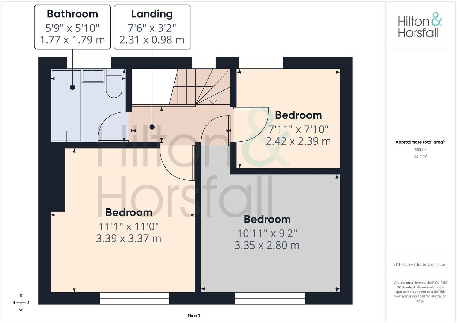 Slater Avenue, Colne floorplan