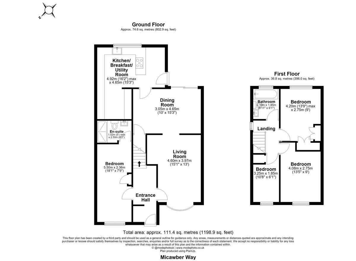 Micawber Way, Chelmsford, CM1 4 floorplan