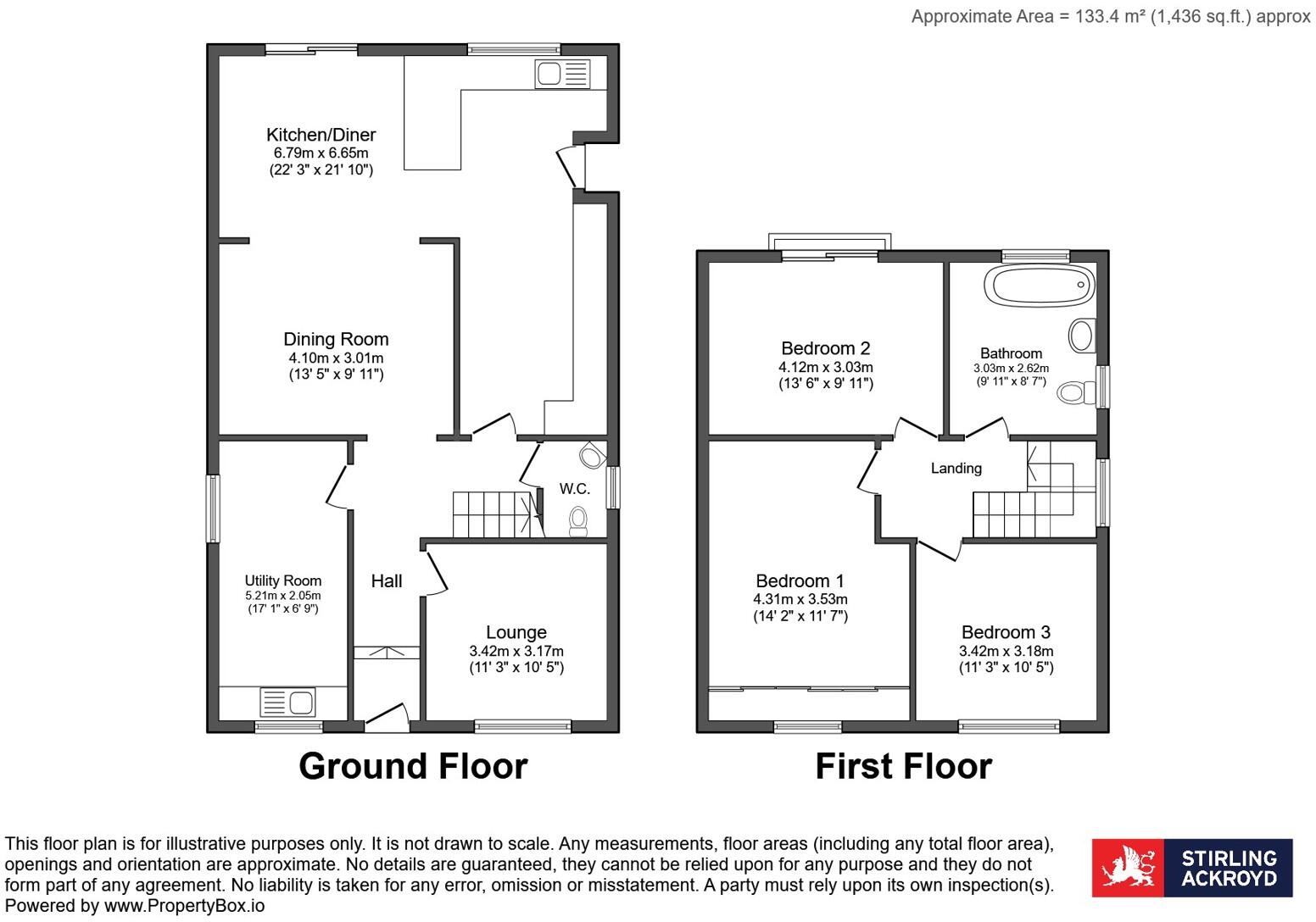 Woodlands Avenue, West Byfleet, Surrey, KT14 floorplan