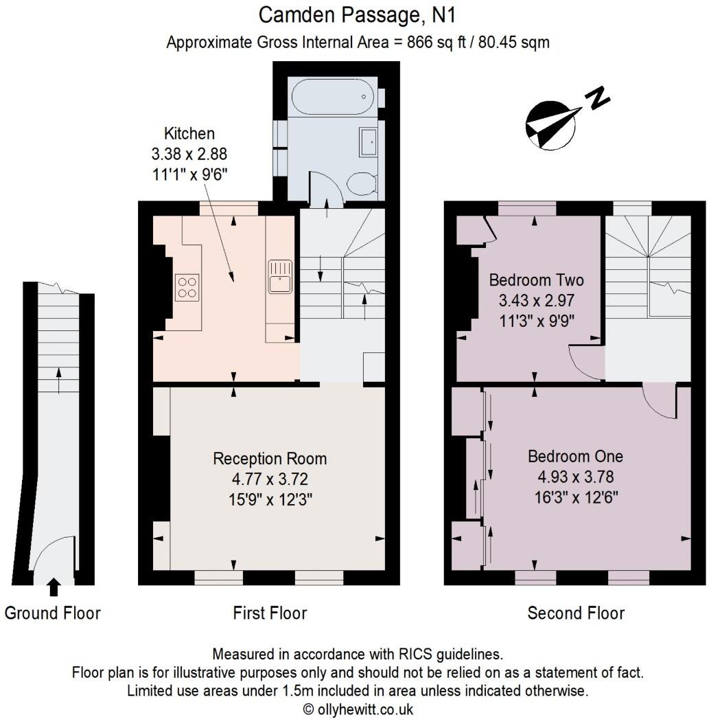 Camden Passage, London, N1 floorplan