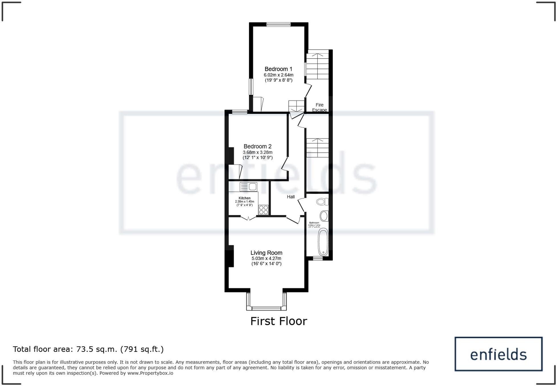 Waterloo Road, Southampton, SO15 floorplan
