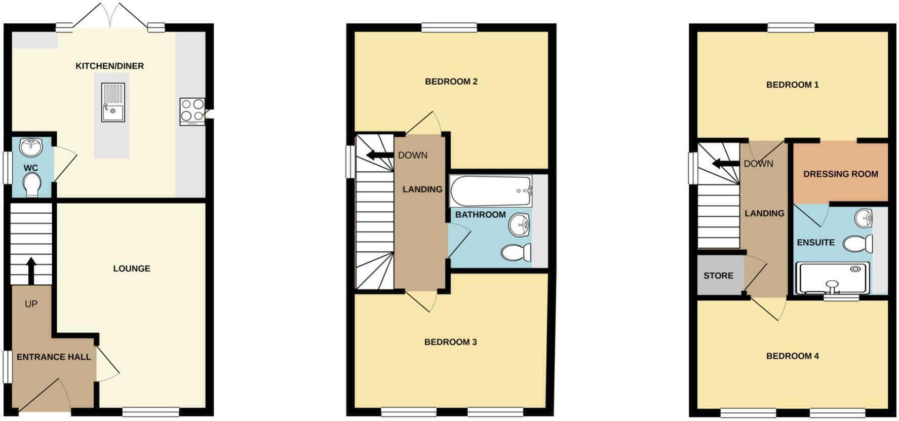 Wren Crescent, Sheffield, S2 floorplan