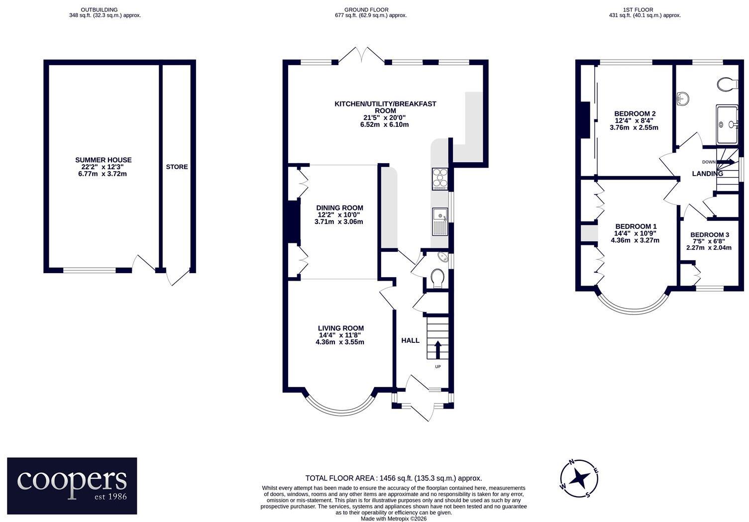 Cranborne Waye, Hayes, UB4 floorplan