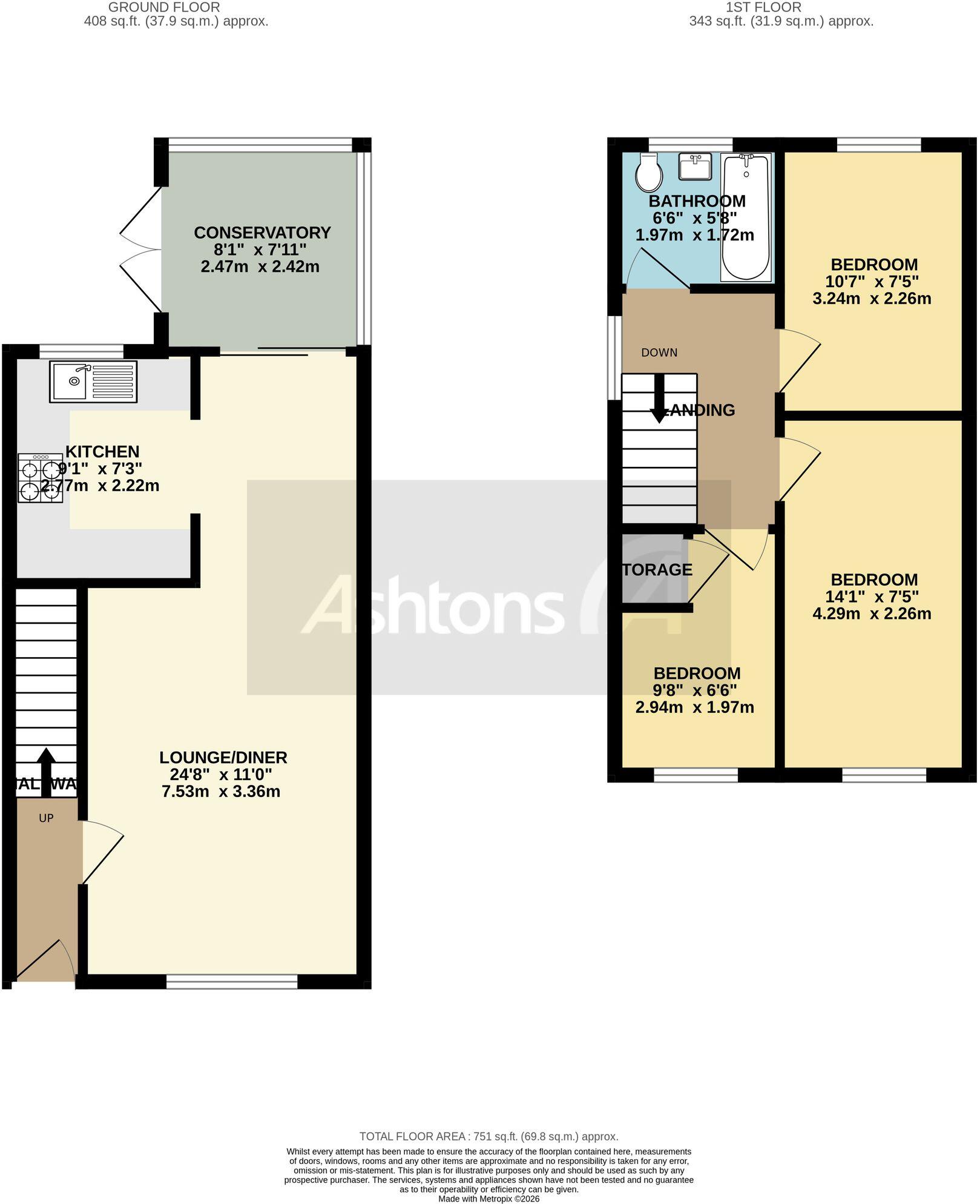 Mccarthy Close, Birchwood, WA3 floorplan