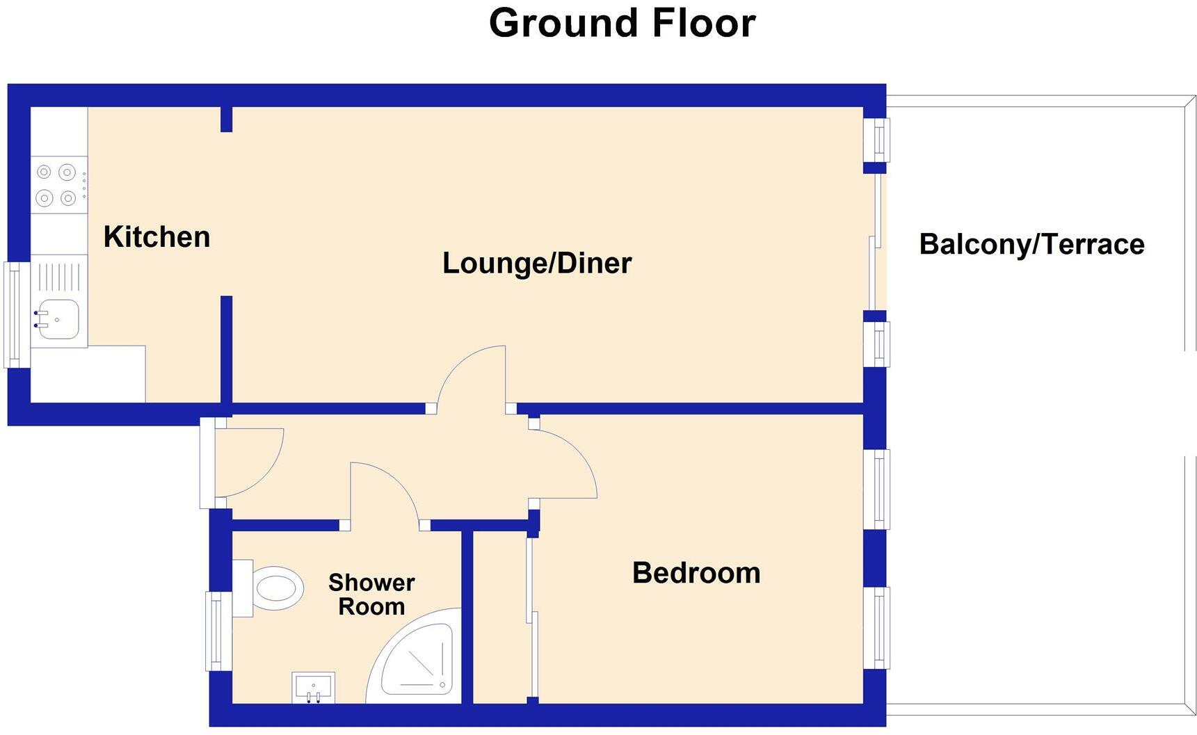 Hambrough Road, Ventnor floorplan