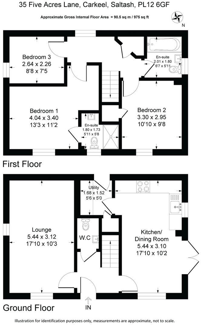 Five Acres Lane, Carkeel, Saltash, Cornwall, PL12 6GF floorplan