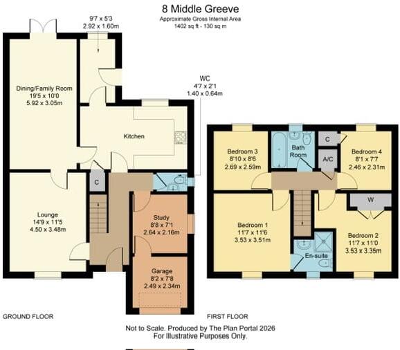Middle Greeve, Wootton, Northampton, NN4 floorplan
