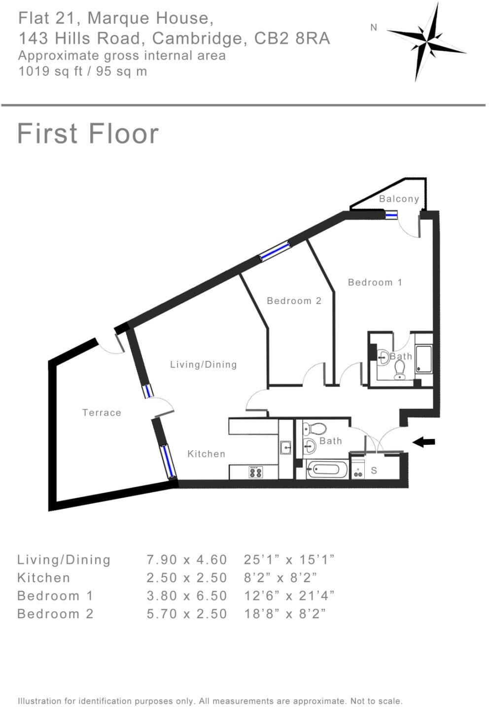 Marque House, 143 Hills Road, Cambridge floorplan